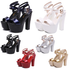 Womens Cross Strap Stiletto