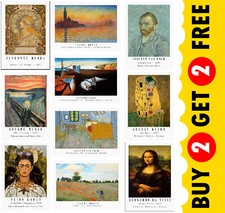 Iconic painters art prints - painters,