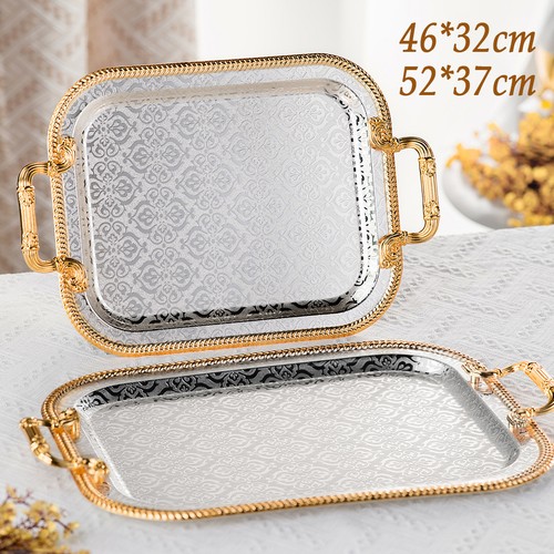 Rectangle serving tray with - rectangle,