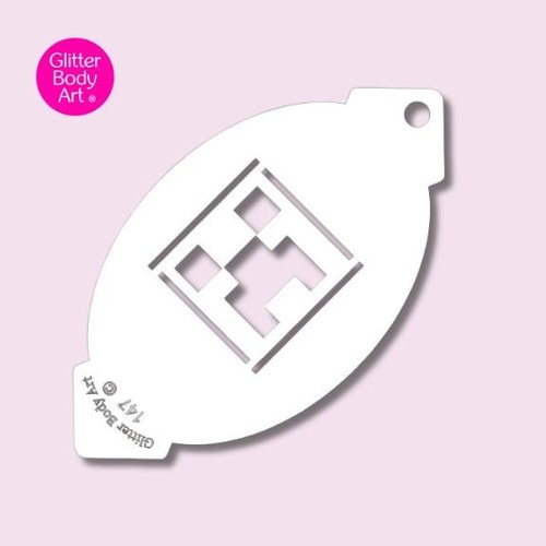 Mine craft themed stencil - mine,