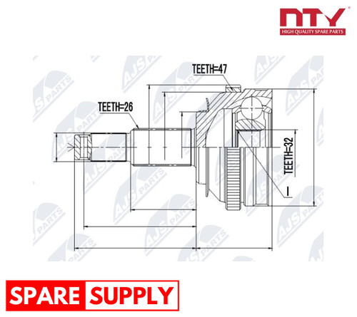 Joint kit drive - drive, shaft