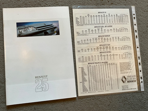 Renault 1988 uk - renault, 25