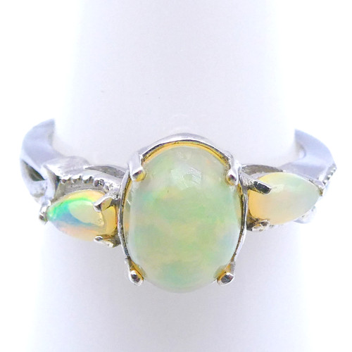 Djoy ethiopian opal - opal, platinum