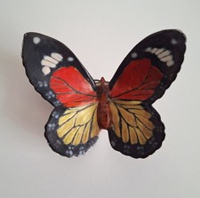 Vintage Ceramic Butterfly Wall