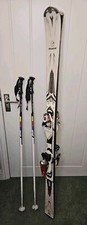 Rossignol Pursuit 18 Race Skiis & Poles Length 1m 62cm For Agressive Skiers