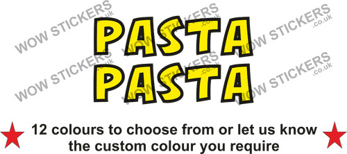 Pasta stickers street - pasta,