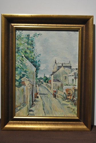 Painting street village cart