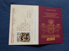 RARE IRON MAIDEN EDDIE PASSPORT PROMO 
