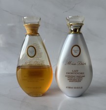 Vintage Miss Dior Perfumed Shower Gel & Body Moisturiser 200ml Rare