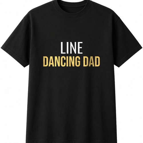 Line dancing dad - dancing, mens