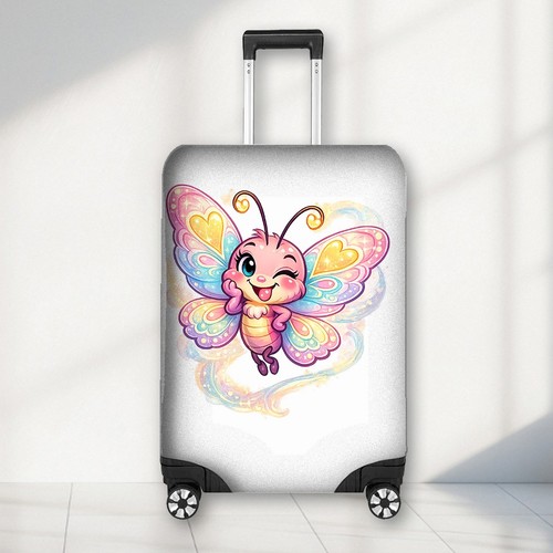Fairy butterfly luggage cover - fairy,