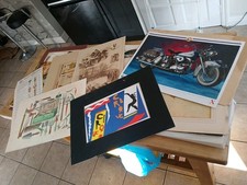 Large  Bundle Of Old Prints