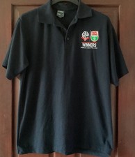 Bolton Wanderers EFL Papa Johns Trophy Football Winners 2023 Polo Shirt Mens L 
