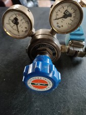 Dual Gauge CO2 Pressure Regulator Solenoid Valve Aquarium System Mig Tig Welding