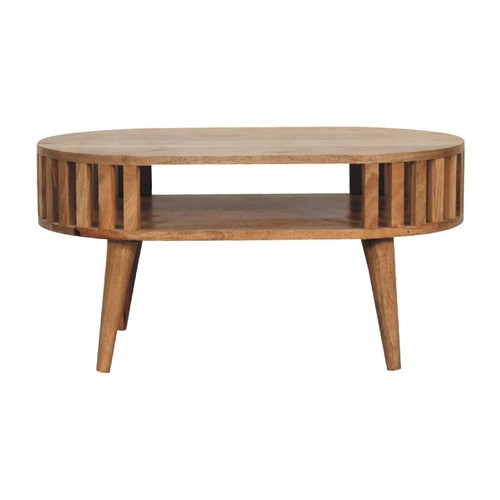 Contemporary solid wood coffee - wood,