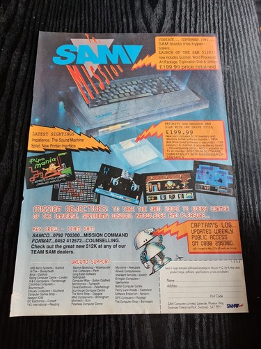 Original 1980s sam - original, micro
