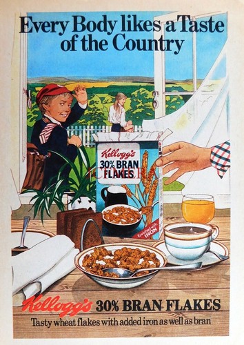 Kelloggs bran flakes - 'bran, flakes'