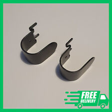192286 x 2 IKEA BEKANT/ÖVNING Storage Unit Replacement Hooks Spares - BLACK