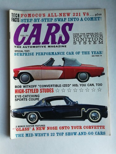 Cars magazine february 1962 - february,