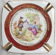  Porcelain Ashtray With