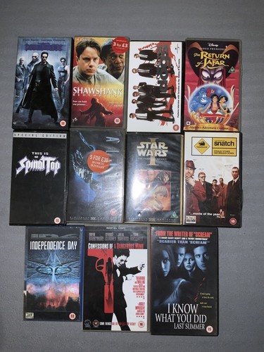 Vhs mixed genre - bundle, joblot