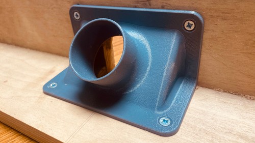 Router table dust extraction
