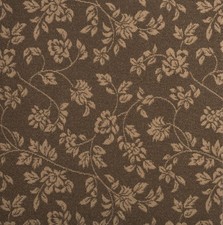 Brown Floral Design Carpet