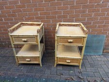 Vintage Angraves Pair Of Bedside Tables/ Cabinets/ Chest/ Storage Units