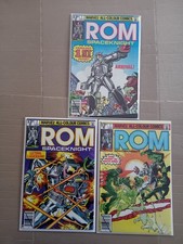 Rom Spaceknight No 1, 2, 3. 1st App & Origin Rom. 1979  Marvel Comics Lot. VF/NM