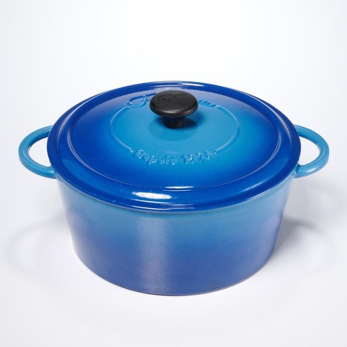 Fontignac french blue enamel - french,