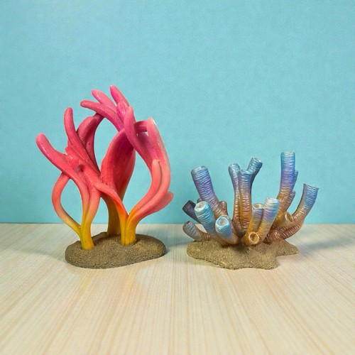 Aquarium coral decor bundle - coral,