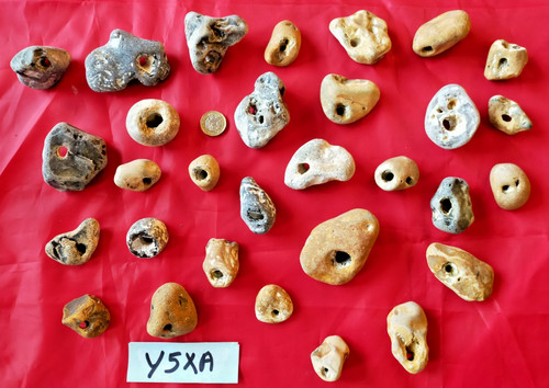 Rare natural hag stones - x,