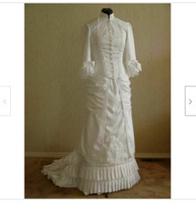 white Victorian Dress