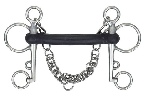 Shireshard rubber mouth pelham - rubber,