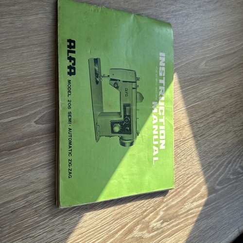 Alfa 206 sewing machine - alfa,