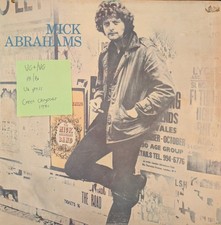 Mick Abrahams Self Titled Vinyl Record VG+/VG ILPS9147 1971