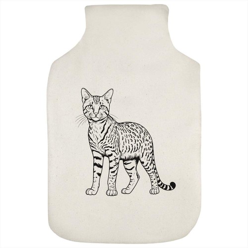 Savannah cat hot water - 'savannah, cat'