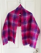 Vintage Mohair Scarf Womens