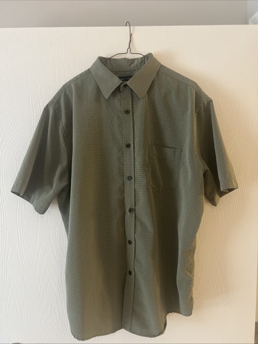 Men short sleeve button - short, up