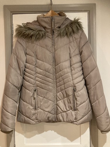 Thick padded coat with hood - thick,