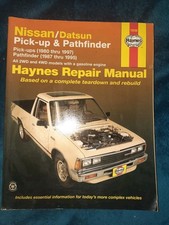  Haynes Repair Manual Nissan/Datsun, Pick-ups 80-97, Pathfinder 87-95, 2WD/4WD
