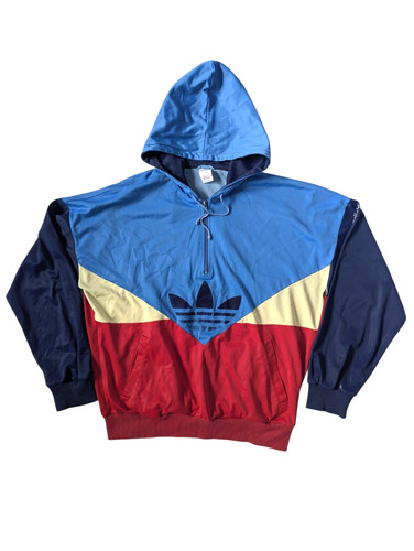 Vtg adidas colorado hoodie red - hoodie,