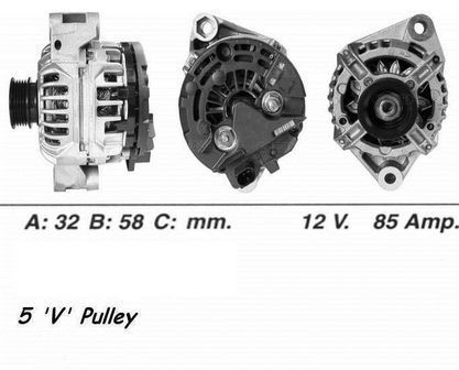 Wai alternator 85amp - for, rover