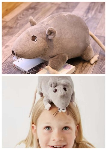 Cute gosig ratta grey rat - gosig,