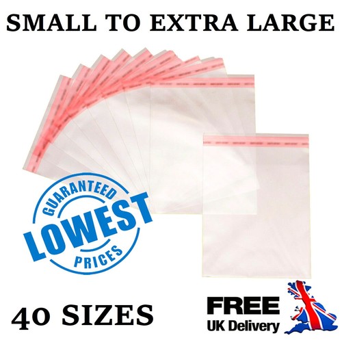 Clear cello display bags - cello,
