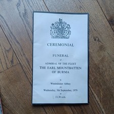 Earl Mountbatten funeral 1979