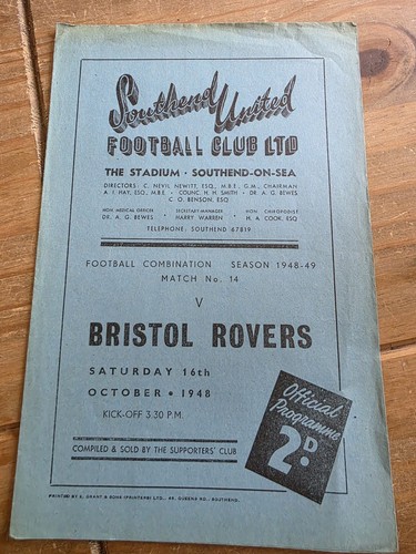 Southend united bristol - southend, v