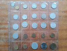 26 Vintage French Coins Collectable bulk lot  1942-1976 1 cent to 50 francs