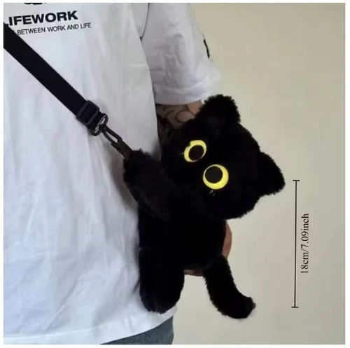 Kawaii cat plush - cat, backpack