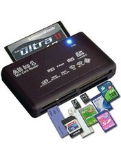 Memory Card Reader All in One 1 USB Adapter SD SDHC Mini Micro M2 MMC XD CF MS